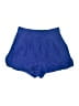 H&M Solid Blue Shorts Size 6 - photo 1