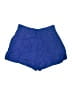 H&M Solid Blue Shorts Size 6 - photo 2
