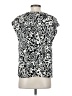 RACHEL Rachel Roy 100% Polyester Black Short Sleeve Blouse Size S - photo 2