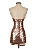 Lulus 100% Polyester Metallic Brown Pink Cocktail Dress Size XXS - photo 2