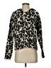 Aqua Animal Print Brown Pullover Sweater Size XS - photo 1