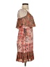 Guess 100% Polyester Paisley Orange Casual Dress Size 2 - photo 4