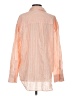 Primark Stripes Orange Long Sleeve Button-Down Shirt Size S - photo 2