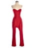 Express Solid Red Jumpsuit Size 0 - photo 1