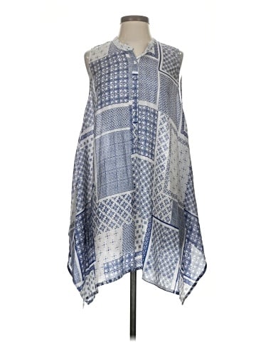 Johnny Was Sleeveless Silk Top (view 1)