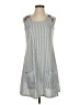 Unbranded Stripes Gray White Casual Dress Size S - photo 1