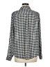Torrid 100% Polyester Houndstooth Silver Long Sleeve Blouse Size Med Plus (00) - photo 2