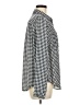 Torrid 100% Polyester Houndstooth Silver Long Sleeve Blouse Size Med Plus (00) - photo 4