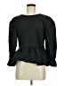 Divided by H&M 100% Polyamide Black Long Sleeve Blouse Size M - photo 1