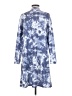 Pink Lily Blue Kimono Size S - photo 2