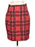 Opposuits 100% Polyester Plaid Red Formal Skirt Size UK 18 / US 14 - photo 2