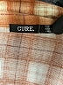 Cure Plaid Orange Long Sleeve Blouse Size L - photo 7