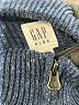 Gap Kids Solid Gray Turtleneck Sweater Size 8 - 9 - photo 3