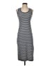 Assorted Brands Stripes Blue Gray Casual Dress Size XS (estimated) - photo 1
