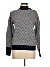 J.Crew Chevron-herringbone Gray Turtleneck Sweater Size L - photo 1