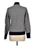 J.Crew Chevron-herringbone Gray Turtleneck Sweater Size L - photo 2