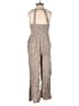 Jessica Simpson 100% Rayon Animal Print Tan Jumpsuit Size XS - photo 2