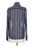 MICHAEL Michael Kors 100% Polyester Stripes Blue Long Sleeve Blouse Size XS - photo 2