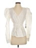 Jason Wu Ivory Long Sleeve Blouse Size S - photo 1