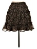 Sienna Sky 100% Polyester Floral Black Casual Skirt Size XS - photo 2