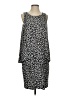 Chico's Animal Print Black Cocktail Dress Size Sm (0) - photo 1
