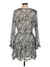 Hyfve 100% Polyester Paisley Silver Cocktail Dress Size L - photo 2