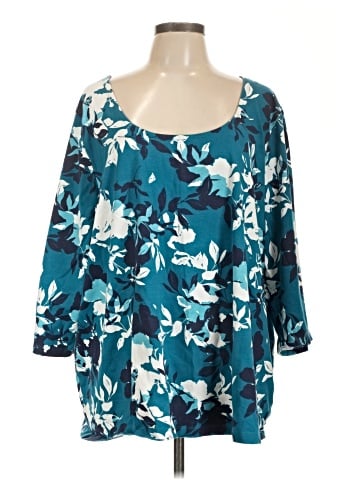 Jessica London 3/4 Sleeve Blouse (view 1)