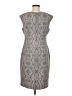 Calvin Klein 100% Polyester Gray Cocktail Dress Size 8 - photo 2