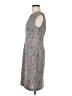 Calvin Klein 100% Polyester Gray Cocktail Dress Size 8 - photo 5