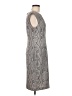 Calvin Klein 100% Polyester Gray Cocktail Dress Size 8 - photo 4