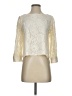 Zara 100% Polyester Ivory 3/4 Sleeve Blouse Size XS - photo 1