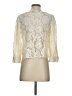 Zara 100% Polyester Ivory 3/4 Sleeve Blouse Size XS - photo 2