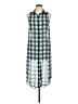 Unbranded Plaid Teal Casual Dress Size L (estimated) - photo 1