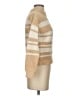 Veda Stripes Tan Turtleneck Sweater Size S - photo 4