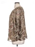 Vince Camuto 100% Polyester Paisley Brown 3/4 Sleeve Blouse Size 1X - photo 5