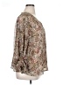 Vince Camuto 100% Polyester Paisley Brown 3/4 Sleeve Blouse Size 1X - photo 4