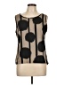 Unbranded 100% Polyester Black Sleeveless Blouse Size L - photo 1