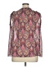 Gap Paisley Pink 3/4 Sleeve Blouse Size XL - photo 2