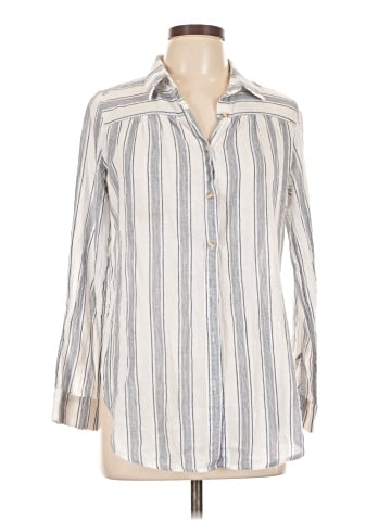 Hem & Thread 3/4 Sleeve Button-Down Shirt (view 1)