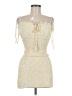 Shein 100% Polyester Yellow Cocktail Dress Size 6 - photo 1