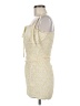 Shein 100% Polyester Yellow Cocktail Dress Size 6 - photo 5
