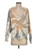 Main Strip 100% Acrylic Tie-dye Tan Pullover Sweater Size S - photo 1