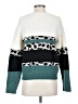 Unbranded Color Block Teal Ivory Pullover Sweater Size S - photo 2