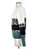 Unbranded Color Block Teal Ivory Pullover Sweater Size S - photo 5