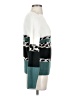 Unbranded Color Block Teal Ivory Pullover Sweater Size S - photo 4