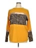 Assorted Brands Animal Print Yellow Long Sleeve Top Size XL - photo 1