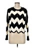 Assorted Brands 100% Acrylic Chevron-herringbone Black Pullover Sweater Size M - photo 1