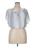 Torrid 100% Rayon Blue Sleeveless Blouse Size 1X Plus (1) - photo 1