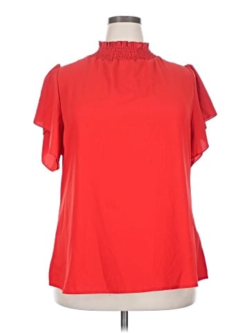 YOINS Short Sleeve Blouse (view 1)