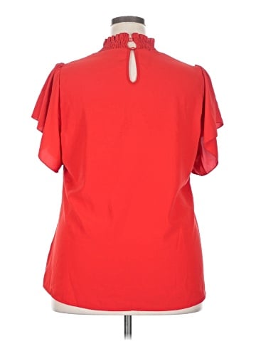 YOINS Short Sleeve Blouse (view 2)